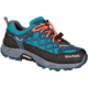 Salewa Wildfire WP Hiking Shoes - Kids, Caneel Bay/Fluo Coral, 12.5, 00-0000064009-8641-12.5