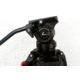 SAMURAI Broadcast Pro Plus Professional 3-Section w/Fluid Head Video Tripod, Black, BROADCASTPlus