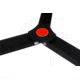 SAMURAI Broadcast Pro Plus Professional 3-Section w/Fluid Head Video Tripod, Black, BROADCASTPlus