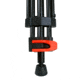SAMURAI Broadcast Pro Plus Professional 3-Section w/Fluid Head Video Tripod, Black, BROADCASTPlus