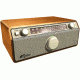 Sangean AM/FM Analog w/ AUX-In, Bass &amp; Treble Control, 2.1 Channel System, Walnut WR-12