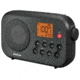 Sangean AM/FM NOAA Weather Alert Digital Tuning Portable Radio, Black, PR-D12