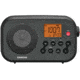 Sangean AM/FM NOAA Weather Alert Digital Tuning Portable Radio, Black, PR-D12