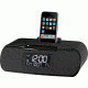 Sangean AM/FM-RDS Digital Atomic Clock Radio with iPod Dock, Large LCD Display, Black RCR-10 BK