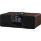 Sangean AM/FM-RDS RBDS/Bluetooth/AUX Digital Tuning Wooden Clock Radio, Dark Walnut, RCR-40