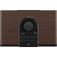 Sangean AM/FM-RDS RBDS/Bluetooth/AUX Digital Tuning Wooden Clock Radio, Dark Walnut, RCR-40