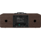 Sangean AM/FM-RDS RBDS/Bluetooth/AUX Digital Tuning Wooden Clock Radio, Dark Walnut, RCR-40