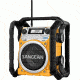 Sangean AM/FM/WX/Bluetooth Aux-in Rugged Rechargable Digital Tuning Radio, Yellow, Medium, U-4
