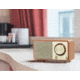 Sangean FM / Bluetooth / Aux-In Wooden Cabinet Receiver, Walnut Wood, Small WR-7WL