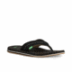 Sanuk Beer Cozy 2 Flip Flops - Mens, Black/Dark Olive, 12, 1100574-BDOL-12