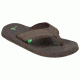 Sanuk Beer Cozy 2 Sandals Mens, Dark Brown, 9 US SMS10868-DKB-09