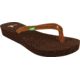 Sanuk Nirvana Sandal - Women's-Brown-6 US