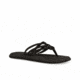 Sanuk Yoga Salty Flip Flops - Womens, Black, 7, 1103940-BLK-07