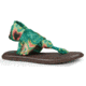 Sanuk Yoga Sling 2 Print Sandal - Womens-Teal/Multi-Medium-10 US