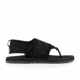 Sanuk Yoga Sling 3 Knit Sandals - Womens, Black, 6, 1100351-BLK-06