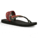 Sanuk Yoga Sling It On Print Sandal - Womens-Dusty Red/Multi-Medium-10 US