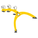 Saris Bones 3-Bike-Yellow