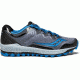 Saucony Mens Peregrine 8 Trail Running Shoe, Black/Grey/Blue, 11.5 US S20424-2-11.5 US