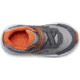 Saucony Ride 10 JR Sneakers - Kids, Grey/Orange, 12, Wide, SL267314-W-12