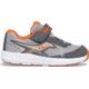 Saucony Ride 10 JR Sneakers - Kids, Grey/Orange, 12, Wide, SL267314-W-12