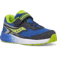 Saucony Ride 10 JR Sneakers - Kids, Navy/Green, 10, Wide, SL266043-W-100