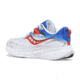Saucony Ride 15 Shoes - Kids, Grey/Blue/Red, 1, Medium, SK267455-M-1