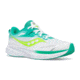 Saucony Ride 15 Shoes - Kids, White/Green, 2.5, Medium, SK167456-M-2.5