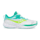 Saucony Ride 15 Shoes - Kids, White/Green, 2.5, Medium, SK167456-M-2.5