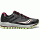 Saucony Womens Peregrine 8 Trail Running Shoe, Black/Mint/Berry, 8 US, S10424-1-8 US