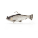 Savage Gear Pulse Tail Baitfish RTF Soft Bait, Pack of 1, 4in, Silver Black Back, 1585631