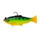 Savage Gear Pulse Tail Baitfish RTF Soft Bait, Pack of 1, 3in, Firetiger, 1586288