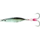 Savage Gear Squish Erratic Fall Deep Drop Jig 5/0 Hook, Flutter Sinking, Dirty Silver/Lumo, 80 grams, 3 3/4in, SJ-80G-DSL