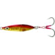 Savage Gear Squish Erratic Fall Deep Drop Jig 5/0 Hook Gold/Red, 3 3/4in, 80 grams, Flutter Sinking, SJ-80G-GR