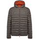 Save The Duck Lightweight Puffer Hooded Jacket - Men's-Charcoal Grey-XX-Large