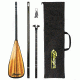 Mana Carbon QuickDraw Traveler Stand Up Paddle-Wood Grain
