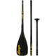 Storm QuickDraw 3 Piece Traveler SUP Paddle 100 sq in-Black Blade with Yellow Trim