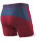 SAXX Kinetic Boxer Brief - Mens, Deep Red/Blue, 2XL, SXBB27-DRB-XXL