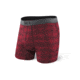 SAXX Platinum Boxer Brief w/Fly - Mens, Red Trippy Plaid, M, SXBB41F-RTP-M