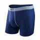 Saxx Platinum Boxer Fly - Men's-Navy/Light Grey-Medium