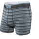 SAXX Quest Boxer Brief Fly - Mens, Black Daybreak Stripe, Large, SXBB70F-BDS-L