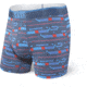 SAXX Quest Boxer Briefs Fly - Mens, Blue Assembly Stripe, Extra Large, SXBB70F-BAS-XL
