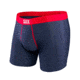 Saxx Quest Boxer Modern Fly - Men's-Ink/Red-Small