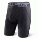 Saxx Strike Long Leg Boxer - Men's-Blackout-X-Large
