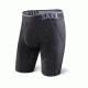 Saxx Strike Long Leg Boxer - Mens-Blackout-X-Large