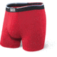 SAXX Vibe Boxer, 2-Pack - Mens, Black/Red, Large, SXPP2V-BRD-L