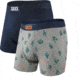 SAXX Vibe Boxer, 2-Pack - Mens, Cactus/Navy, Large, SXPP2V-CNV-L