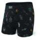 SAXX Vibe Boxer Brief - Mens, Black Mardi Gras, Large, SXBM35-MRG-L