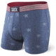 SAXX Vibe Modern Fit Boxer Brief - Mens, Chambray Americana, L, SXBM35-CAC-L