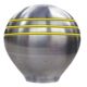 Schmitt &amp; Ongaro Marine Throttle Knob - 1-1/2" - Gold Grooves, 50025