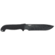 Schrade Bedrock Magnum Fixed Blade Knife, AUS-10 Steel Blade, Non-Sleep Rubberized Handle, 1182517